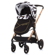 Carucior Chipolino Elite 3 in 1 black white