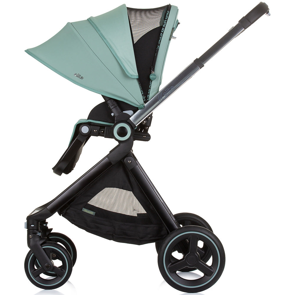 Carucior Chipolino Elite 3 in 1 pastel green