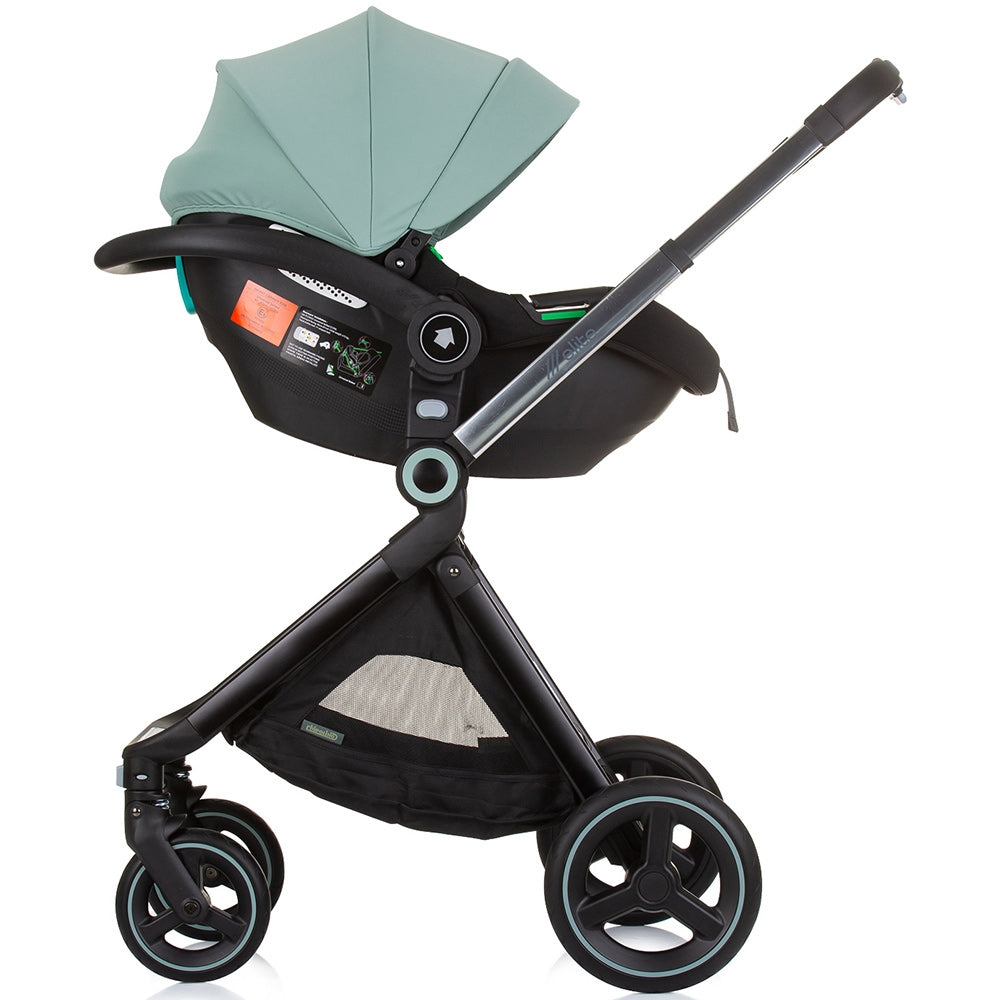 Carucior Chipolino Elite 3 in 1 pastel green