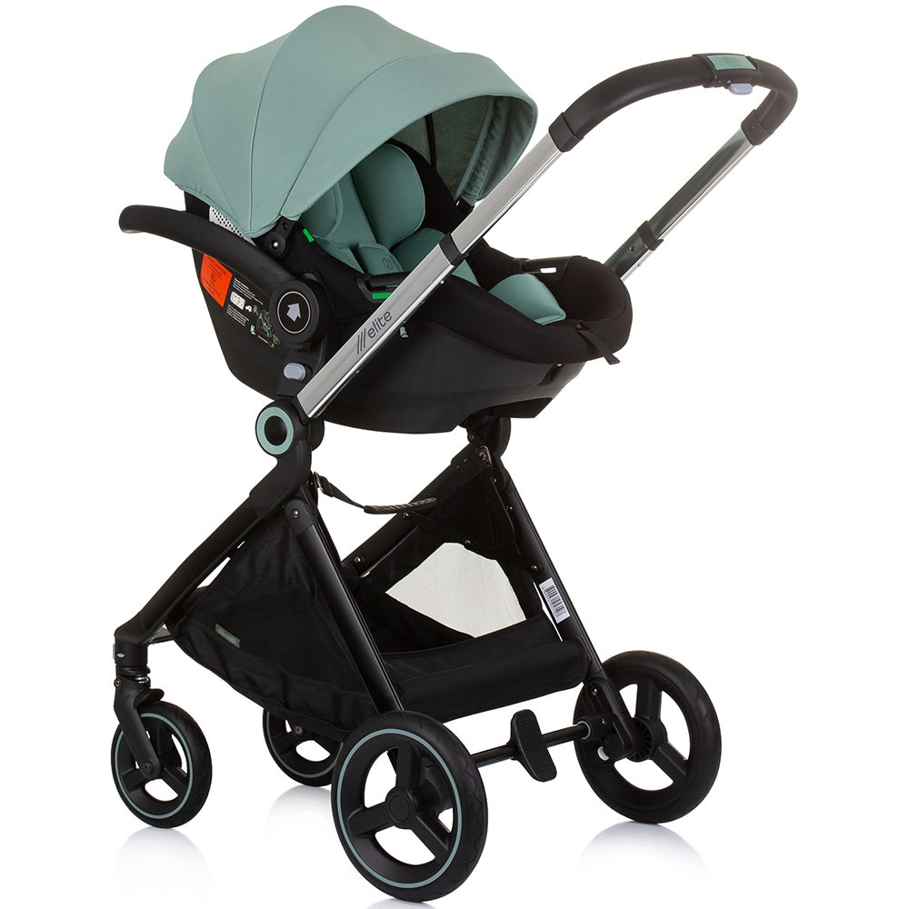 Carucior Chipolino Elite 3 in 1 pastel green