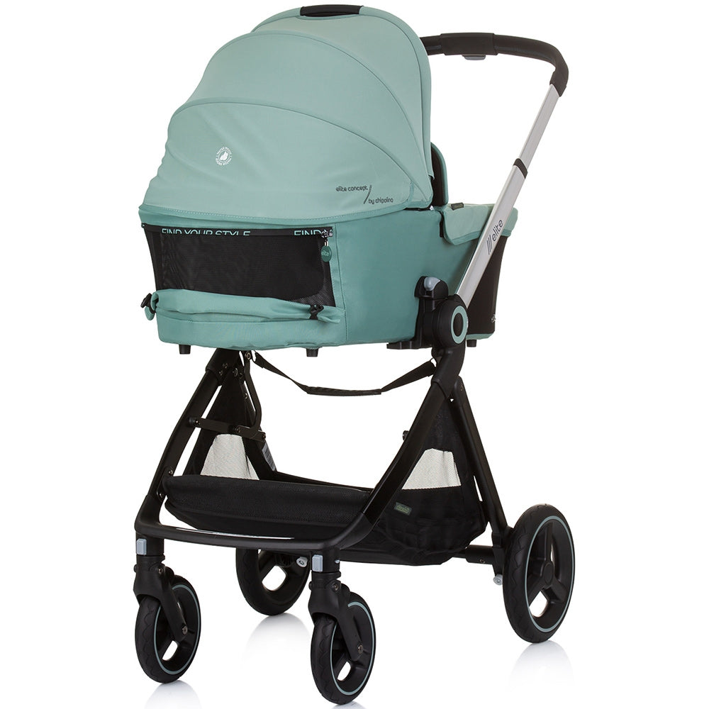Carucior Chipolino Elite 3 in 1 pastel green