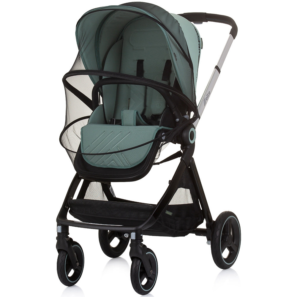 Carucior Chipolino Elite 3 in 1 pastel green
