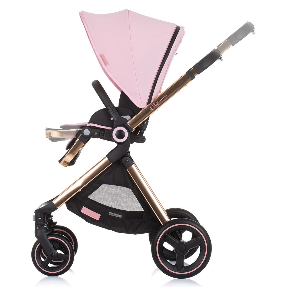 Carucior Chipolino Elite 3 in 1 rose water