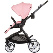 Carucior Chipolino Linea 3 in 1 flamingo cu landou si scaun auto i-Size