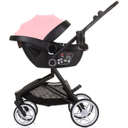 Carucior Chipolino Linea 3 in 1 flamingo cu landou si scaun auto i-Size