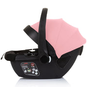 Carucior Chipolino Linea 3 in 1 flamingo cu landou si scaun auto i-Size
