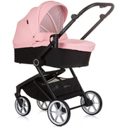 Carucior Chipolino Linea 3 in 1 flamingo cu landou si scaun auto i-Size