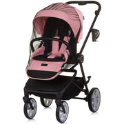 Carucior Chipolino Linea 3 in 1 flamingo cu landou si scaun auto i-Size