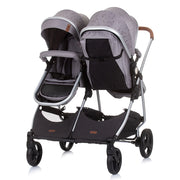 Carucior gemeni Chipolino Duo Smart 2 in 1 graphite