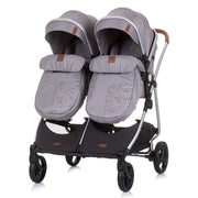 Carucior gemeni Chipolino Duo Smart 2 in 1 graphite