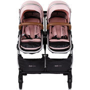 Carucior gemeni Chipolino Duo Smart 2 in 1 pink marshmallow