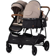 Carucior gemeni Chipolino Duo Smart 2 in 1 tiramisu