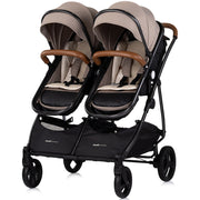 Carucior gemeni Chipolino Duo Smart 2 in 1 tiramisu