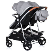 Carucior gemeni Chipolino Duo Smart 3 in 1 anthracite