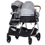 Carucior gemeni Chipolino Duo Smart 3 in 1 anthracite