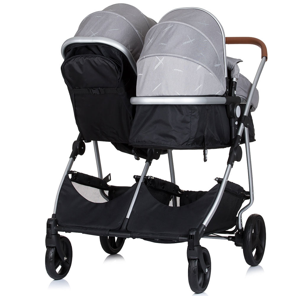 Carucior gemeni Chipolino Duo Smart 3 in 1 anthracite