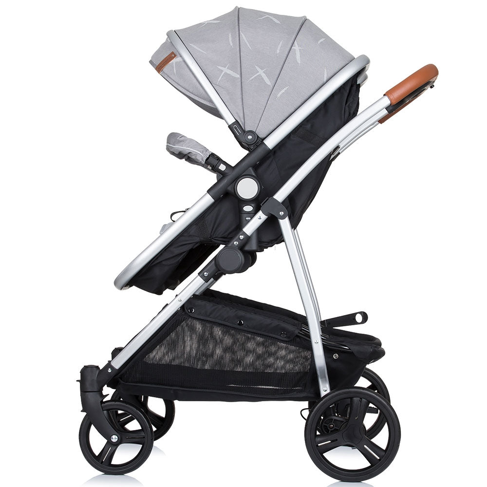 Carucior gemeni Chipolino Duo Smart 3 in 1 anthracite
