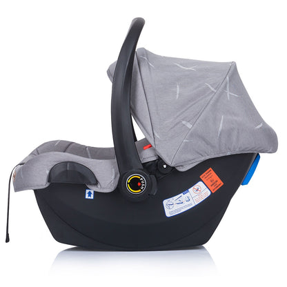 Carucior gemeni Chipolino Duo Smart 3 in 1 anthracite