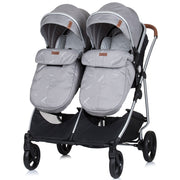 Carucior gemeni Chipolino Duo Smart 3 in 1 anthracite