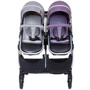 Carucior gemeni Chipolino Duo Smart 3 in 1 anthracite lilac