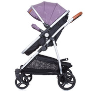 Carucior gemeni Chipolino Duo Smart 3 in 1 anthracite lilac