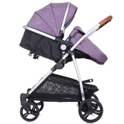 Carucior gemeni Chipolino Duo Smart 3 in 1 anthracite lilac