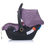 Carucior gemeni Chipolino Duo Smart 3 in 1 anthracite lilac