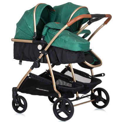 Carucior gemeni Chipolino Duo Smart 3 in 1 avocado