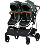 Carucior gemeni Chipolino Duo Smart 3 in 1 basil