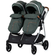 Carucior gemeni Chipolino Duo Smart 3 in 1 basil