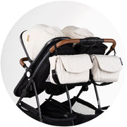 Carucior gemeni Chipolino Duo Smart 3 in 1 biscotta