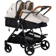 Carucior gemeni Chipolino Duo Smart 3 in 1 biscotta