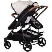 Carucior gemeni Chipolino Duo Smart 3 in 1 biscotta