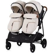Carucior gemeni Chipolino Duo Smart 3 in 1 biscotta
