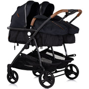 Carucior gemeni Chipolino Duo Smart 3 in 1 blackberry