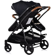 Carucior gemeni Chipolino Duo Smart 3 in 1 blackberry