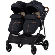 Carucior gemeni Chipolino Duo Smart 3 in 1 blackberry