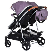 Carucior gemeni Chipolino Duo Smart 3 in 1 lilac