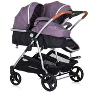 Carucior gemeni Chipolino Duo Smart 3 in 1 lilac
