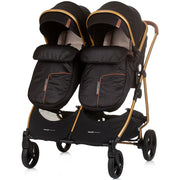 Carucior gemeni Chipolino Duo Smart 3 in 1 obsidian gold