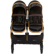 Carucior gemeni Chipolino Duo Smart 3 in 1 obsidian leaves