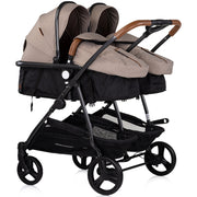 Carucior gemeni Chipolino Duo Smart 3 in 1 tiramisu
