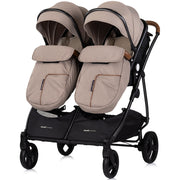 Carucior gemeni Chipolino Duo Smart 3 in 1 tiramisu