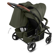 Carucior pentru gemeni verde D Two Circle