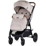 Carucior sport Chipolino Ultera cu husa picioare tiramisu