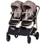 Carucior gemeni Chipolino Duo Smart 2 in 1 humus
