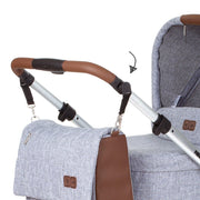 Chinga neagra pentru prindere geanta pe cadru ABC Design