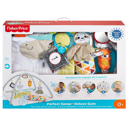 Covoras de joaca Fisher Price by Mattel Newborn Perfect Sense Deluxe Gym