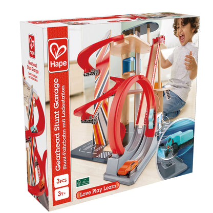 Jucarie din lemn - Garaj cu cascadorii, Gearhead