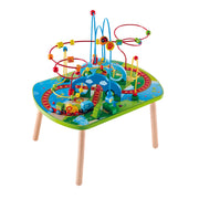 Jucarie din lemn - Masa cu cale ferata, aventura in Jungla